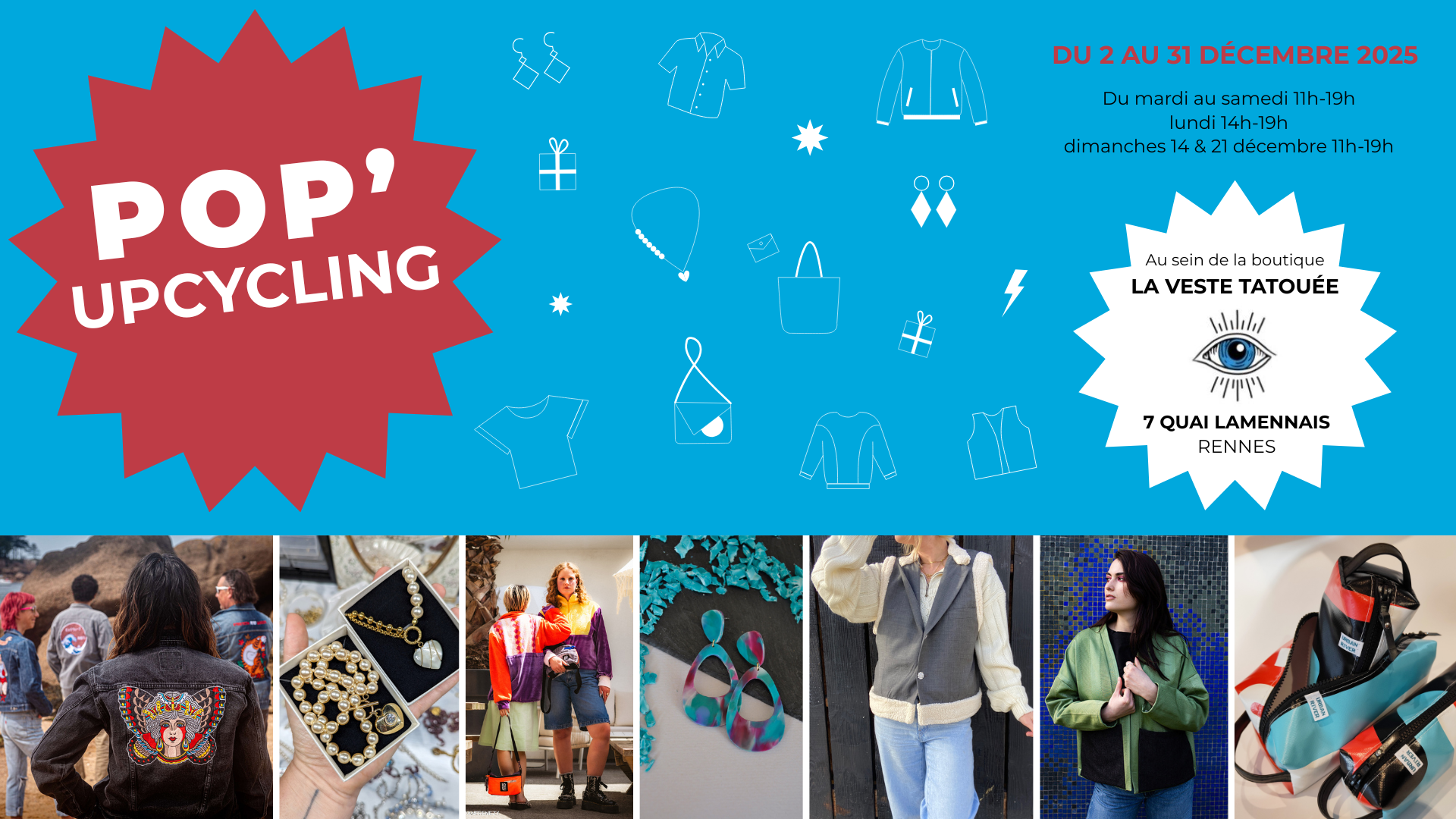 Pop'Upcycling : boutique éphémère entièrement dédiée au recyclage et à l'upcycling